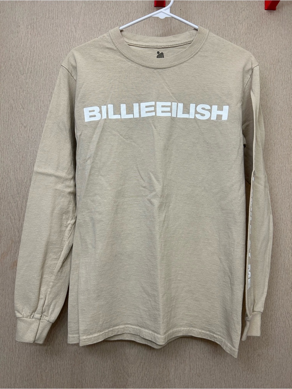 Billie Eilish āDonāt Smile at Meā Graphic Long Sleeved Tee - Size S